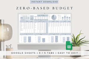 Google Sheets Zero-Based Budget