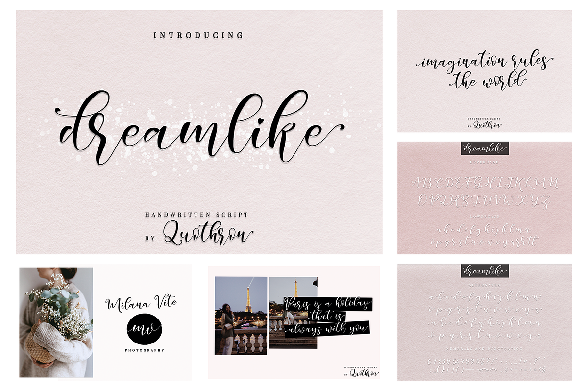 Hand Written Font Bundle 90 in 1, a Script Font by Quothron (Photo 58 of 64)