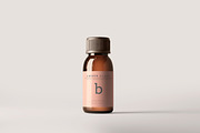 Amber Glass Bottle Mockups, a Cups & Container Mockup by pmvch (Thumbnail 4 of 20)
