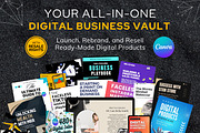 PLR Vault: Digital Business Bundle, a Templates & Theme by Digital Content Mix (Thumbnail 1 of 11)