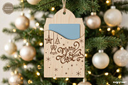 Christmas Card Holders SVG Bundle, a Decorative Illustration by svgocean (Thumbnail 19 of 25)