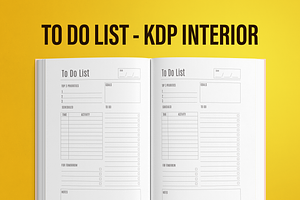 To Do List KDP Interior