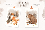 Woodland Wonderland Clip Art, an Animal Illustration by everysunsun (Thumbnail 5 of 5)