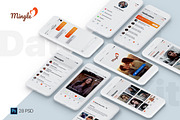 Mingle Dating UI Kit, an App Template by hoangpts (Thumbnail 1 of 2)