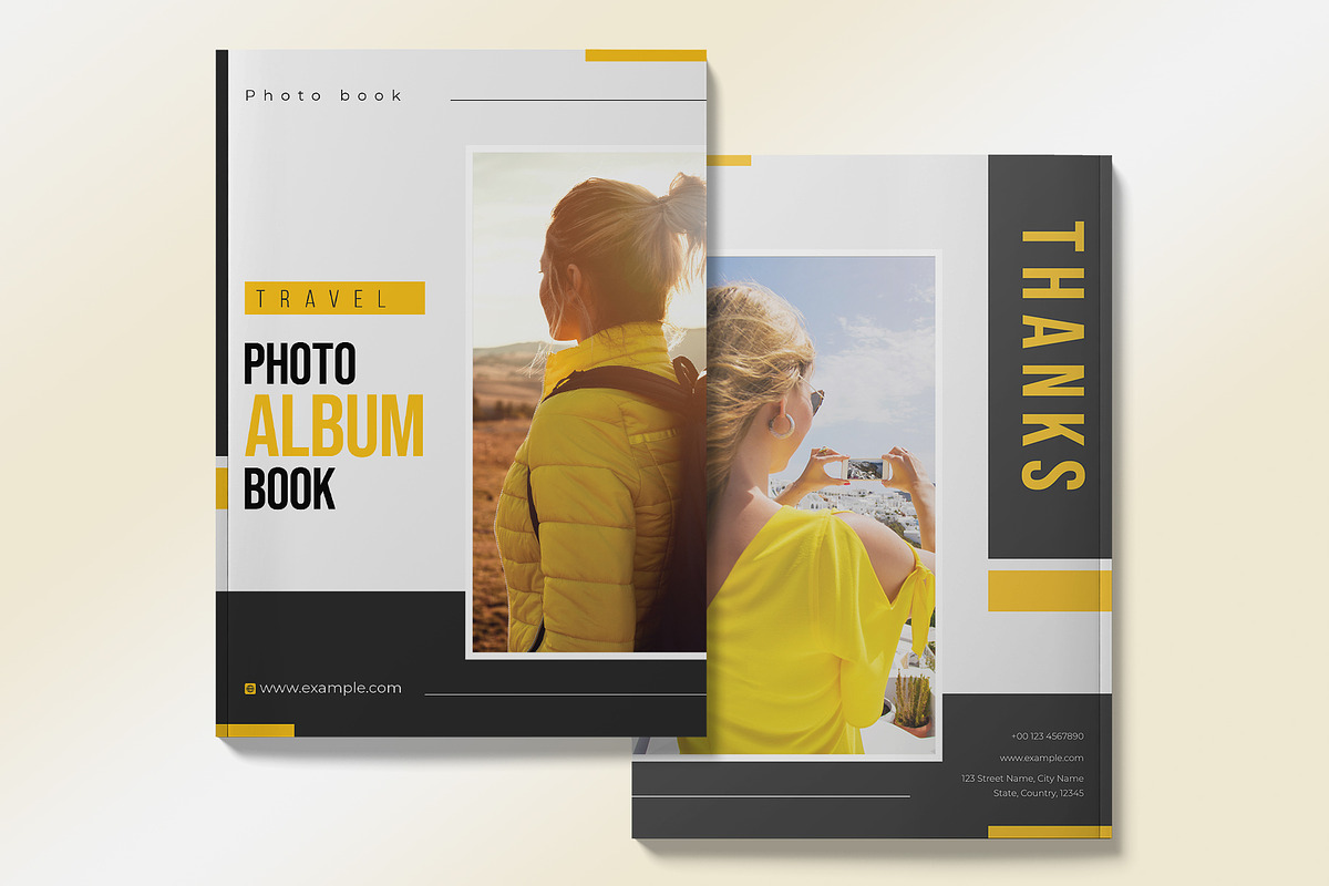Travel Photo Album Book, a Brochure Template by graphypix (Photo 2 of 8)