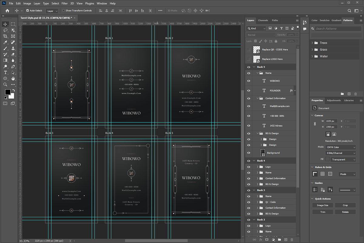 Tarot - Business Card Template, a Business Card Template by Ctrl space studio (Photo 6 of 9)