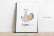 Little Dinosaur - Cute Baby Clipart, a Decorative Illustration by BrillCreateArt (Thumbnail 5 of 6)