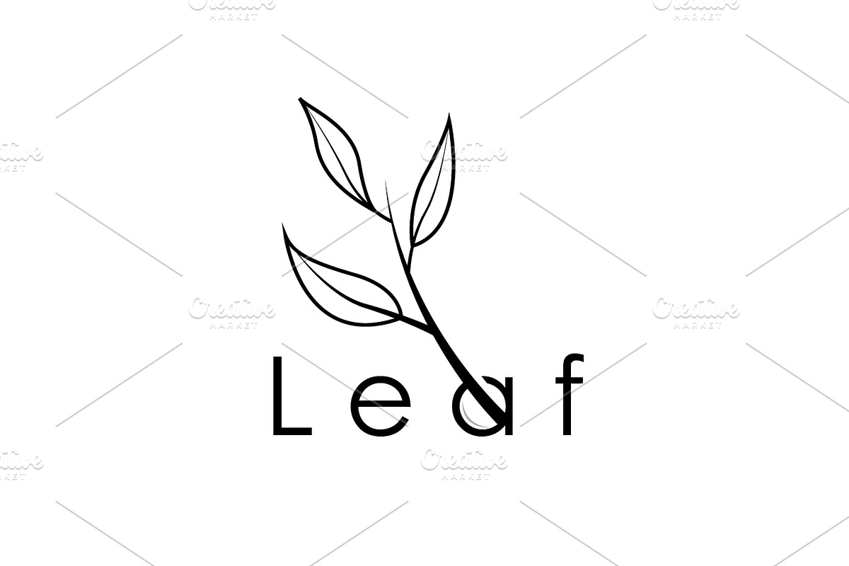 Modern Organic Leaf Logo Symbol, a Branding & Logo Template by Maylianaw28 (Photo 1 of 2)