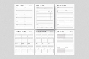 Premium Editable Planner Templates