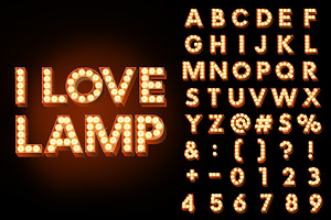 I Love Lamp - Alphabet