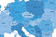 High Detailed Political Europe Map, an Illustration by ilynx (Thumbnail 5 of 8)