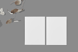 Card Mockup, Poster Mockup #1726, a Print Template by Kzara Visual Concepts