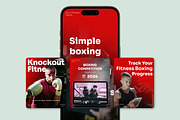 Boxing Social Media Kit Template, a Social Media Template by SecondBrain Store (Thumbnail 4 of 10)