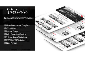 Victoria - Ecommerce Template