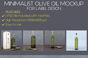 Minimalist Olive Oil Mockup Set, a Cups & Container Mockup by desgiant (Thumbnail 5 of 5)