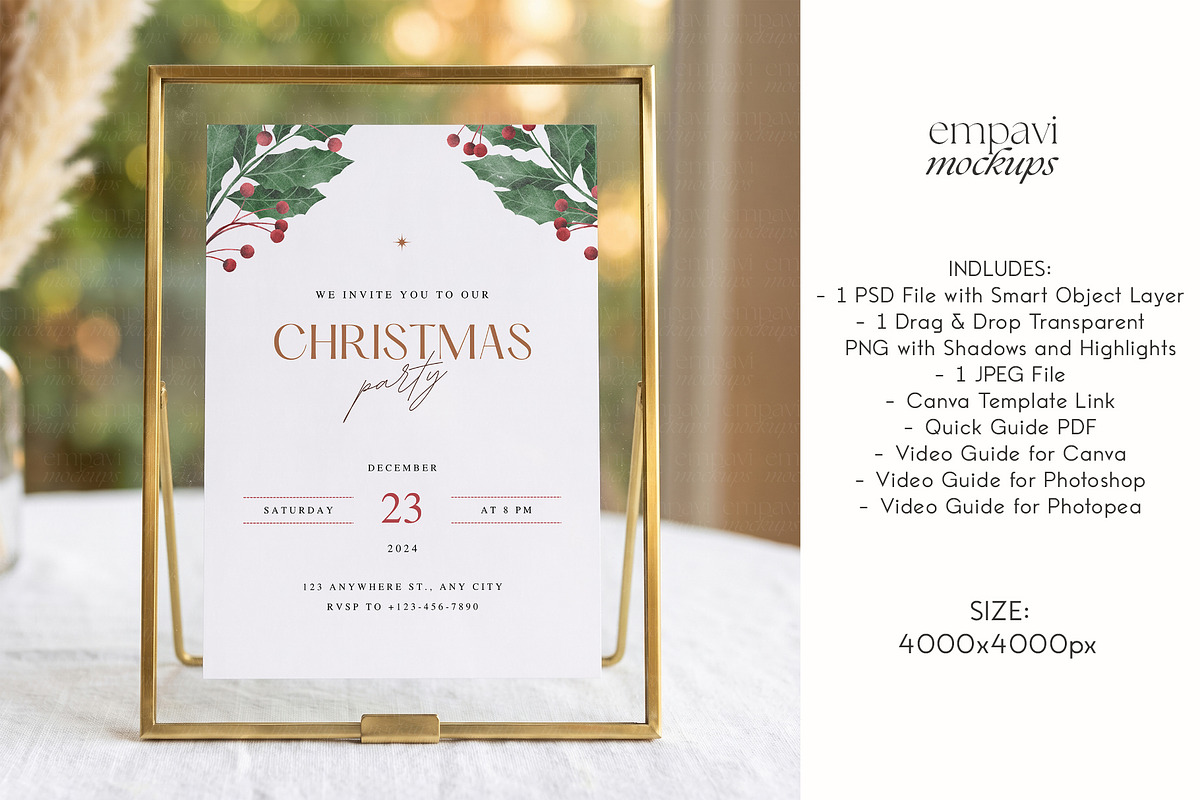 Frame Mockup 5x7, an Advertising Mockup by EmpaviMockups (Photo 6 of 6)