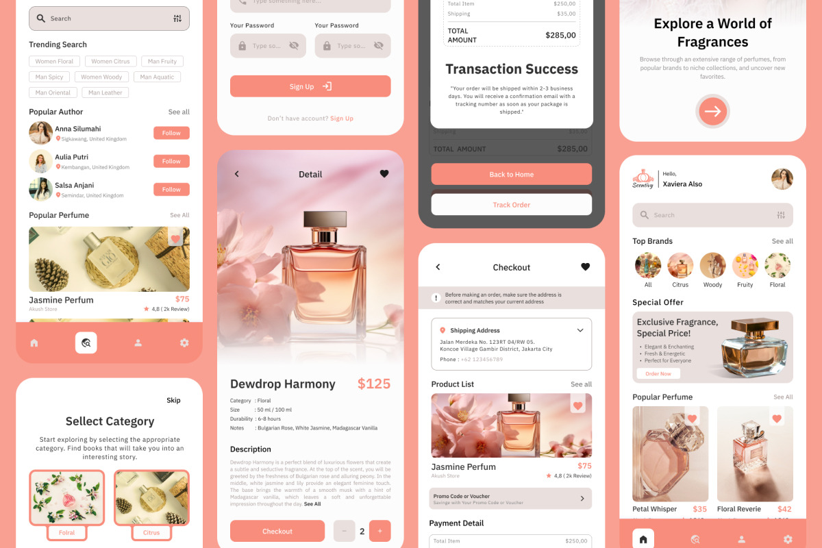 Scentivy - Perfume Mobile App, an App Template by twinstd (Photo 3 of 5)