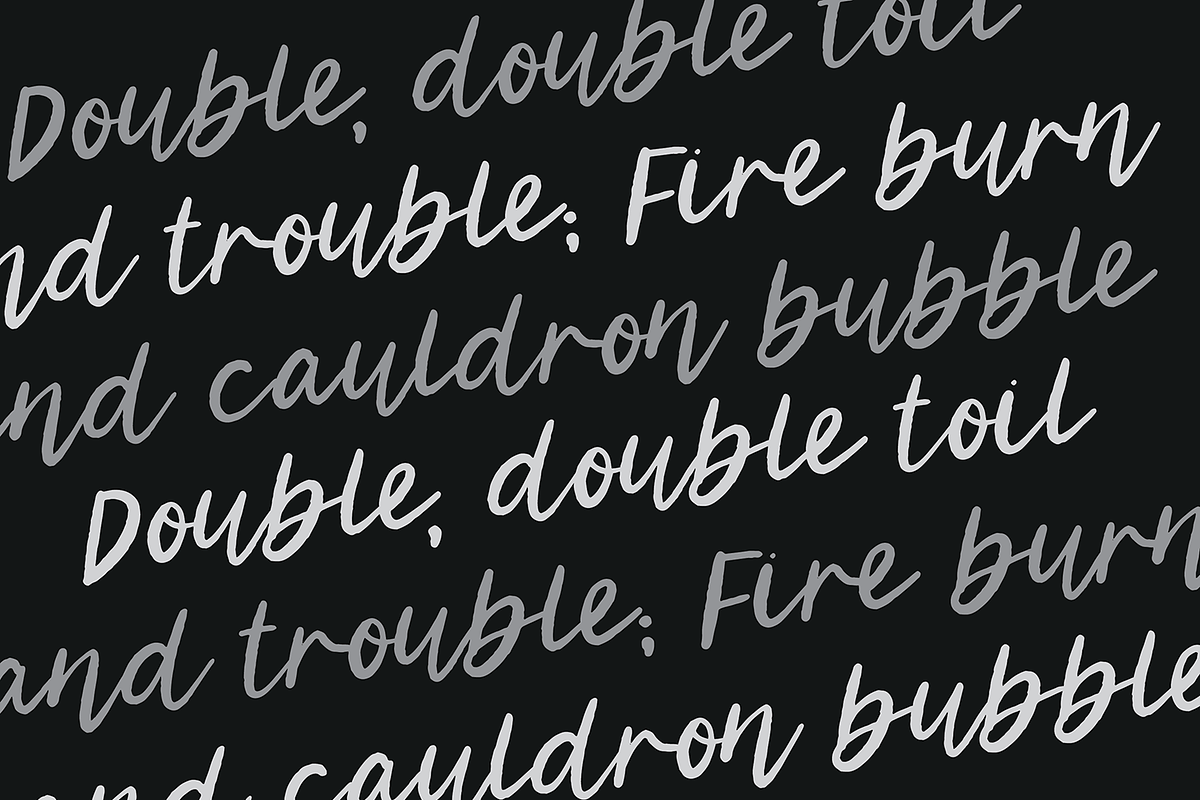 WITCHY a Halloween Script Font, a Script Font by Blush Font Co. (Photo 2 of 6)