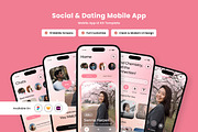 Heartsy - Social & Dating Mobile App, an App Template by productype1 (Thumbnail 1 of 5)