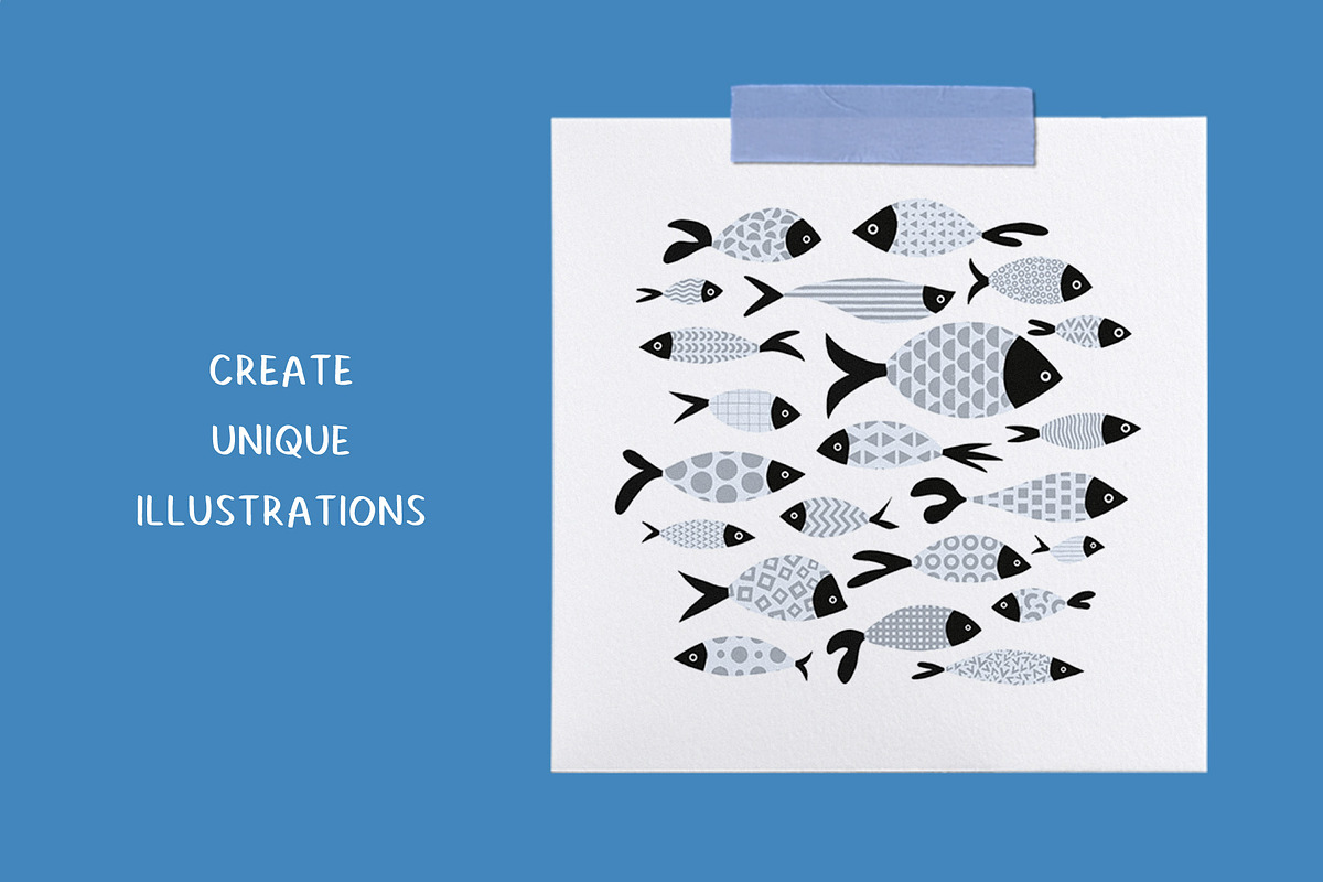 Geometric Brushes. Simple & Modern, a Brush Add-On by MaNechaeva (Photo 8 of 9)