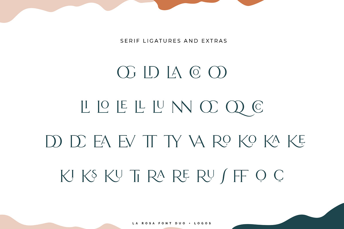 La Rosa Font Duo//Chic Logos, a Serif Font by SNIPESCIENTIST (Photo 32 of 34)