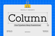 Column Modern Soft Slab Serif Font, a Slab Serif Font by Vadovastd (Thumbnail 1 of 7)