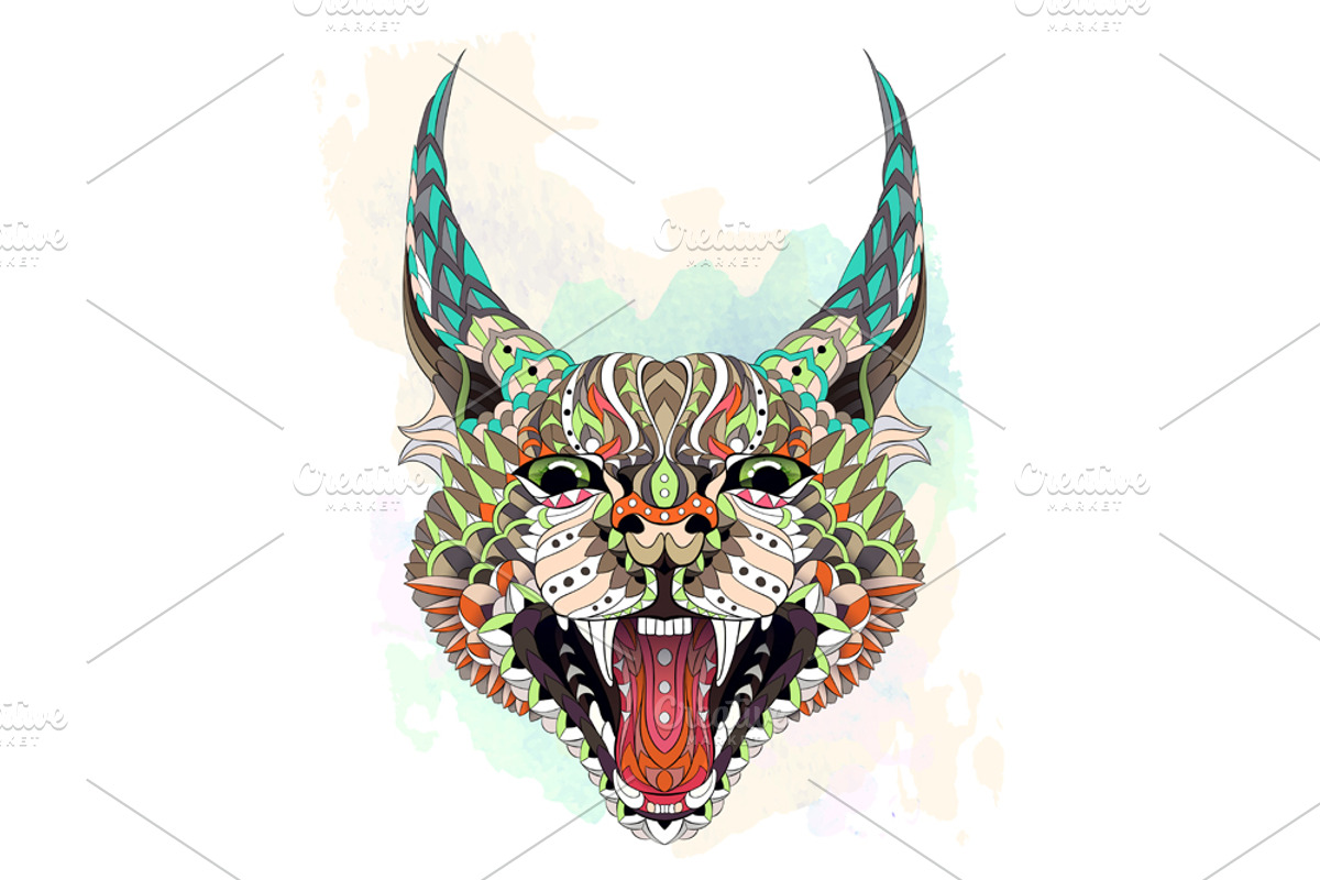 Ethnic Collection: Caracal, an Animal Illustration by ArtoJoy (Photo 4 of 5)