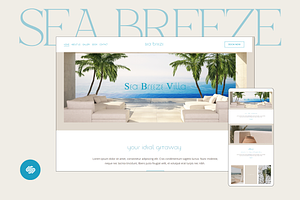 Sea Breeze Squarespace Template