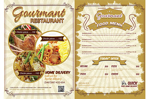 Restaurant & Menu Flyer