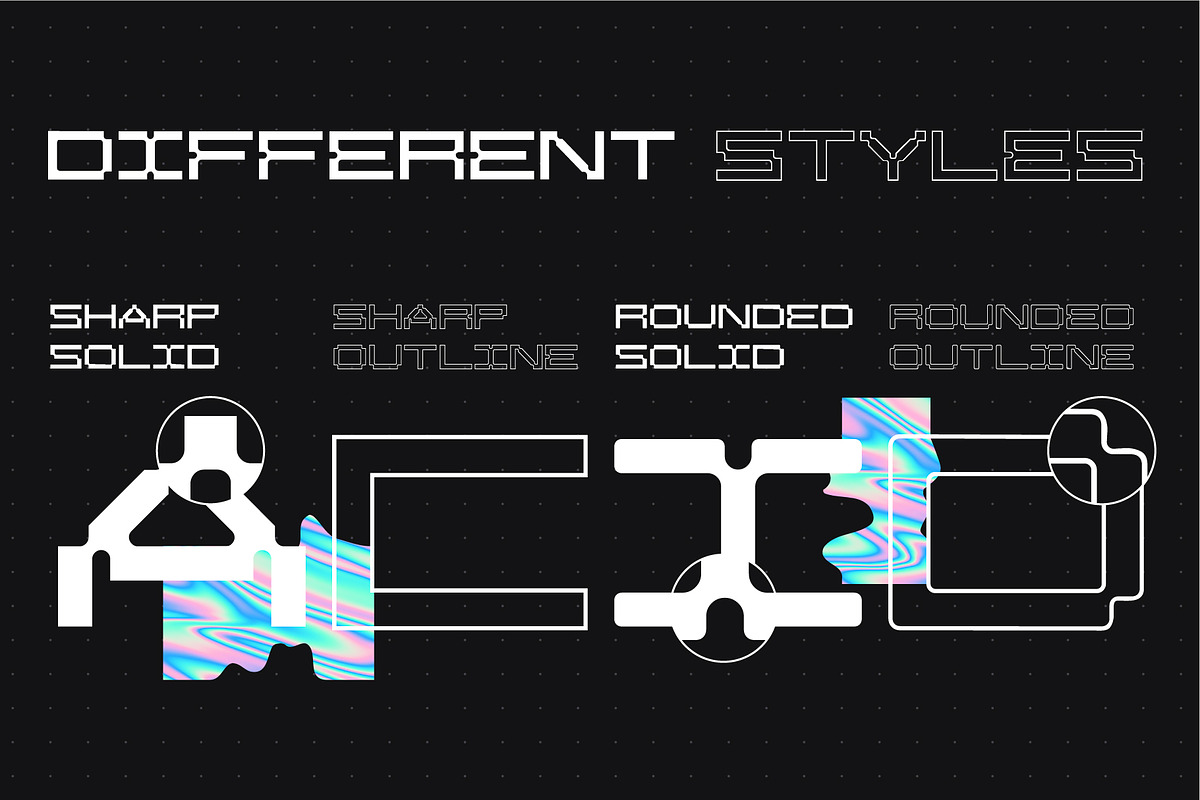 SK Cuber — Extended Monospaced Font, a Font by Shriftovik Type Foundry (Photo 6 of 11)