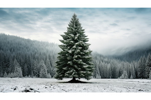 landscape douglas fir tree ai, a Nature Photo by pikepicture