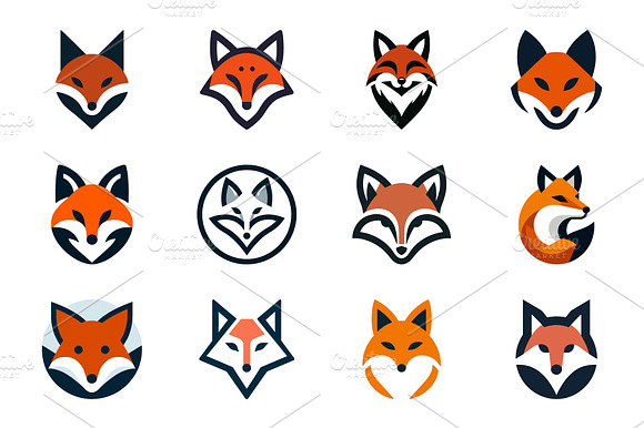 Creative Modern Fox Logos