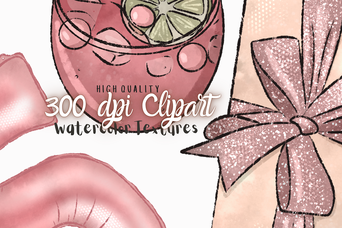 Happy Birthday Party Clipart PNG, a Decorative Illustration by Lenninator Digital (Photo 9 of 9)