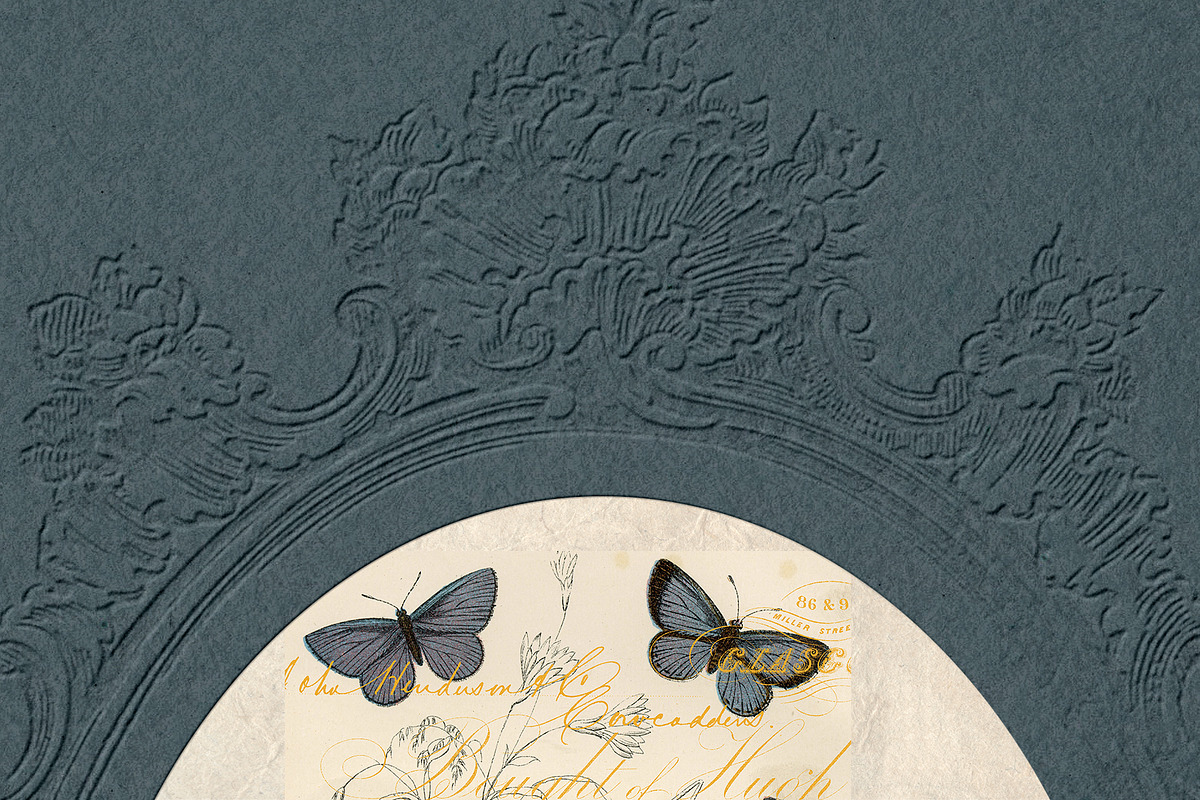 Vintage Embossed Paper Frames Vol 2, a Decorative Illustration by ...