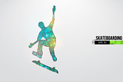 Silhouettes of a skateboarder, a Person Illustration by Matrosovv (Thumbnail 3 of 4)