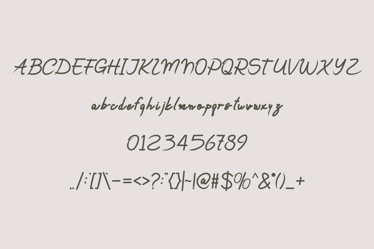Halindra Garlli Handwritten Font., a Handwritten Font by VectorCraft (Photo 4 of 5)