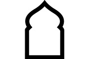 Minimal Islamic Arch Silhouette, an Object Graphic by Creativeshirt (Thumbnail 3 of 17)