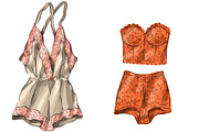 Vintage lingerie (part 5), a Graphic by Melniklenart (Thumbnail 2 of 2)