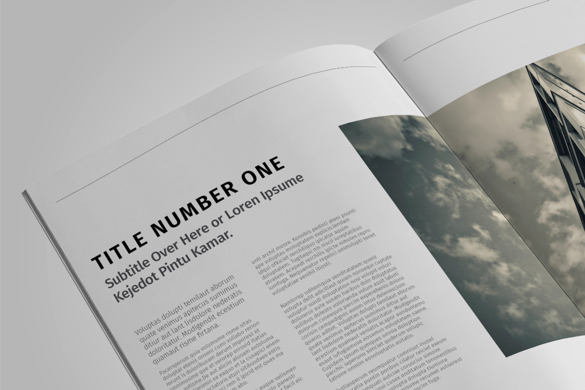 Architecture Magazine, a Magazine Template by Firtana (Photo 10 of 12)