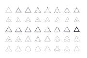 Logo Creator Triangle Shapes Edition, a Branding & Logo Template by Reshapely (Thumbnail 2 of 14)