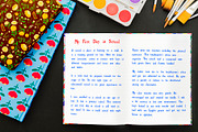 Rainbow Chalk Cyrillic font+Patterns, a Serif Font by IraDvilyuk (Thumbnail 10 of 16)