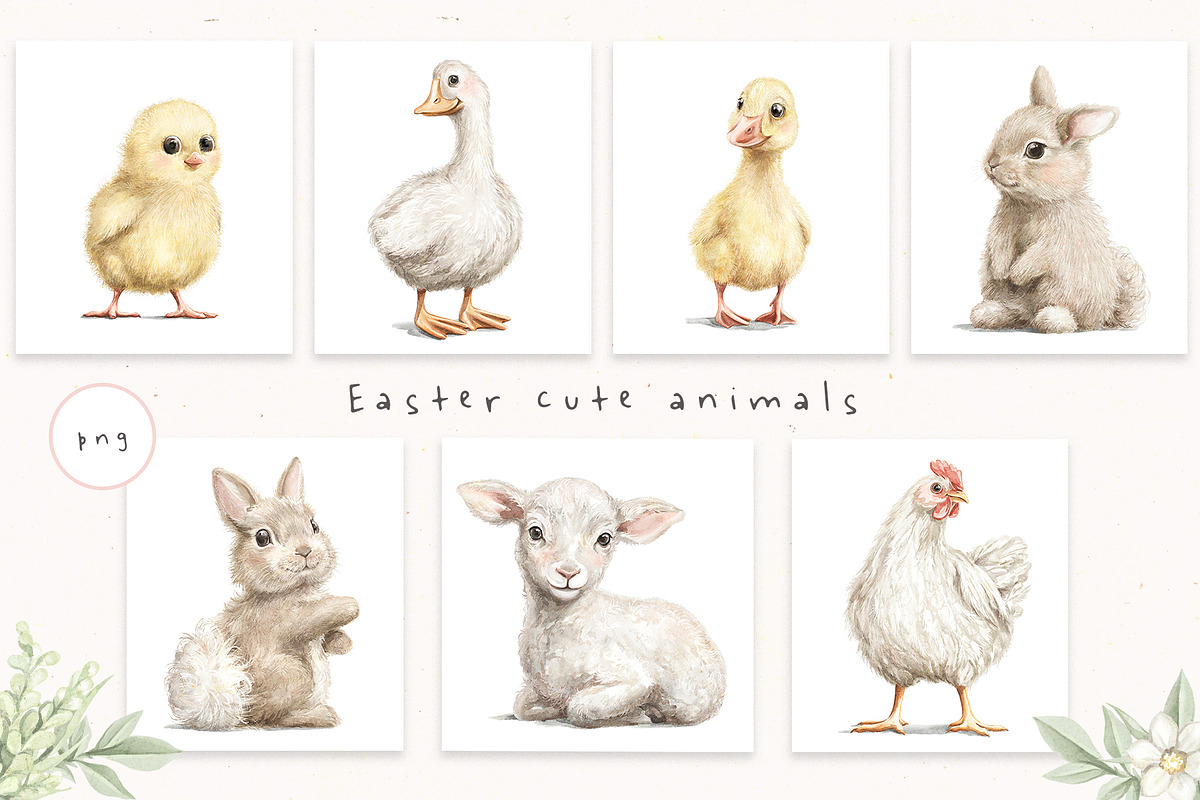 Easter animals, an Animal Illustration by Mimomy (Photo 2 of 12)