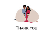 Couple in love clipart | ai png svg, a Person Illustration by LyubovZaytseva (Thumbnail 19 of 19)