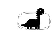 Cute dinosaur nursery decor design, an Illustration by Amazin_art (Thumbnail 29 of 31)