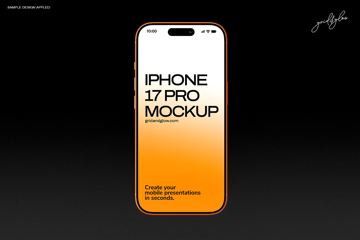 iPhone 17 Pro Mockup Set, an iPhone Mockup by Grid&Glow (Photo 7 of 11)