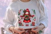 Quirky Christmas Girl Clip Art, an Illustration by designcity5 (Thumbnail 5 of 5)