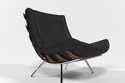 1801 Lounge chair, a Furniture 3D Model by inDahouze (Thumbnail 2 of 8)