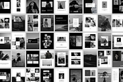 Canva minimal black and white posts, a Templates & Theme by Uyava Space (Thumbnail 14 of 14)