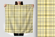 Butter Yellow and Grey Polka Plaid, a Pattern Graphic by Sharon Schwalbe (Thumbnail 3 of 6)
