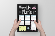 Daily And Weekly Planner, a Flyer Template by Annora Studio (Thumbnail 3 of 6)